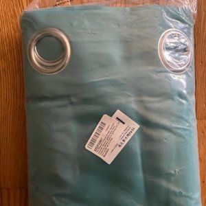 Teal blackout curtain
